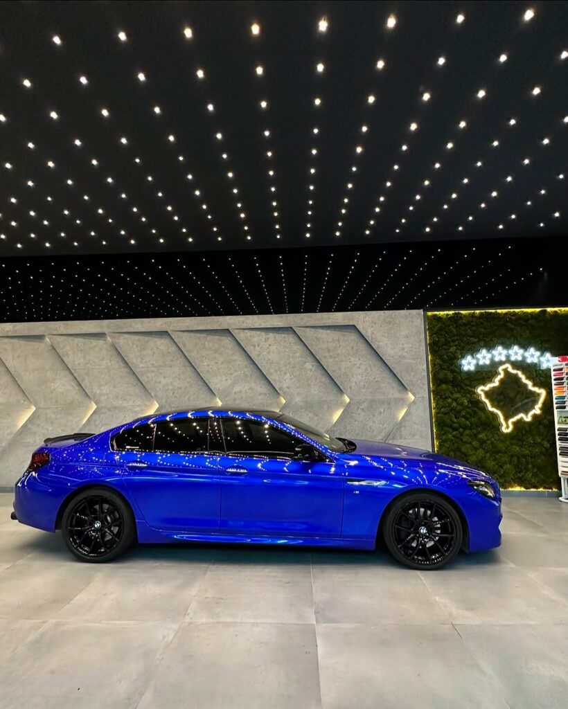 car body wrap shop advertisement