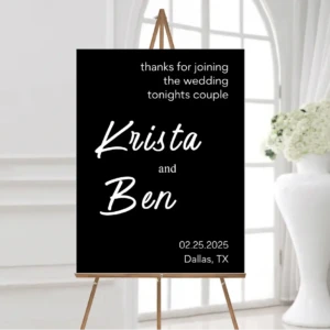 Custom Welcome Sign