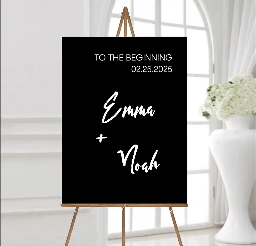 Wedding Welcome sign